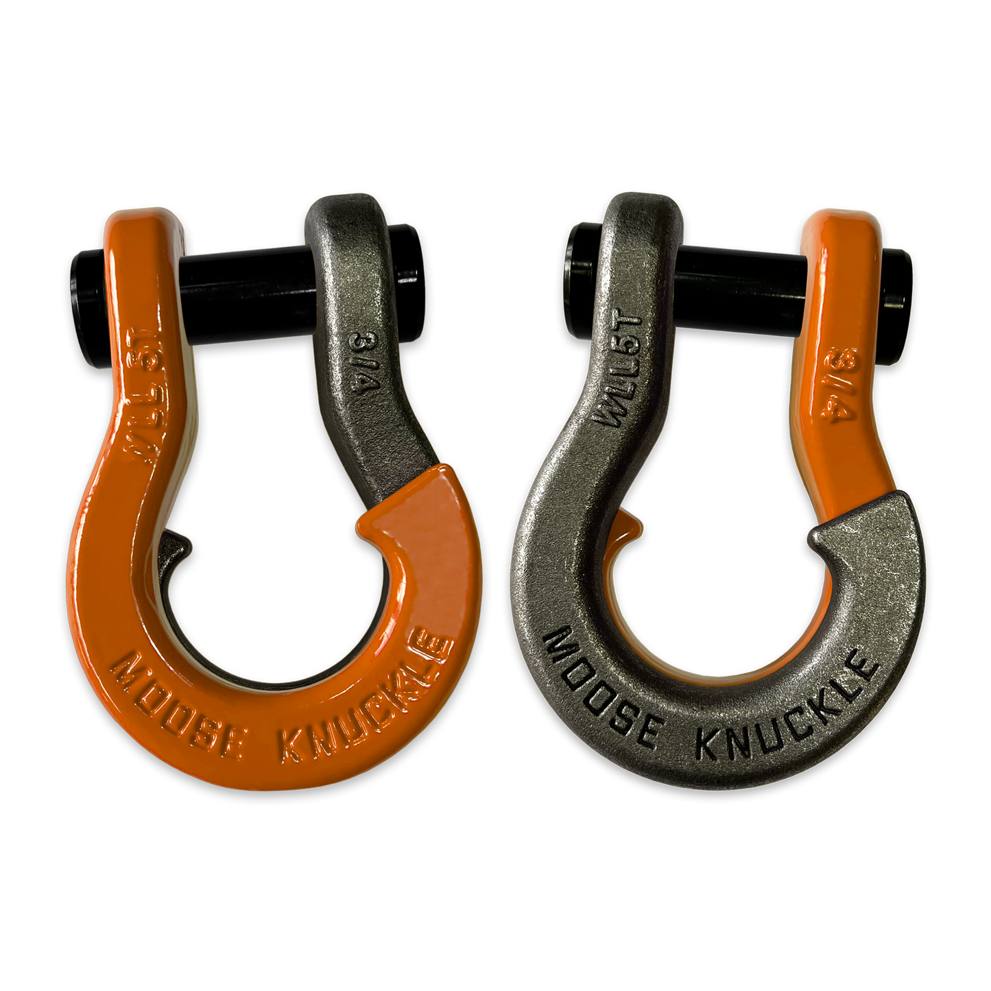 Jowl Recovery Split Shackle in Obscene Orange and Raw Dog Combo