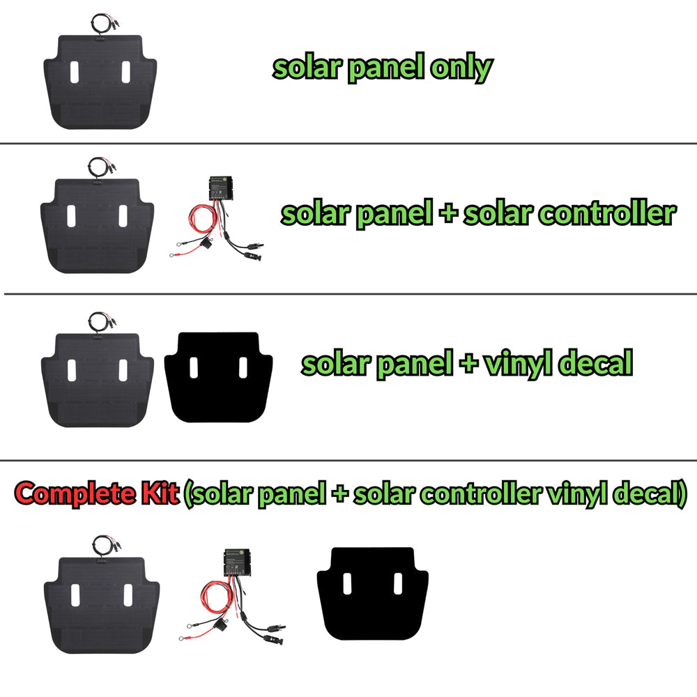 Jeep Wrangler JL (2018-Present) Lensun 90W Hood/Bonnet Solar Panel