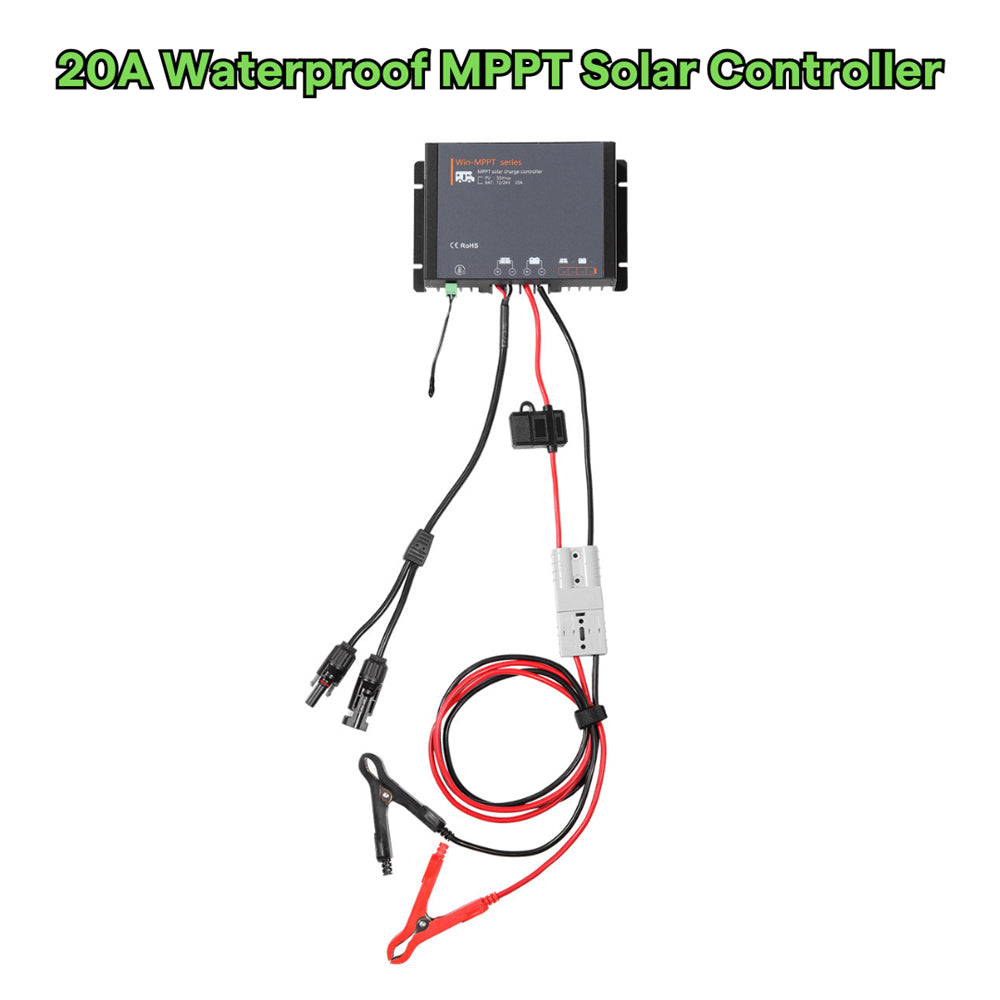 LensunSolar 300W 12V Solar Blanket for Power Station or 12V Battery