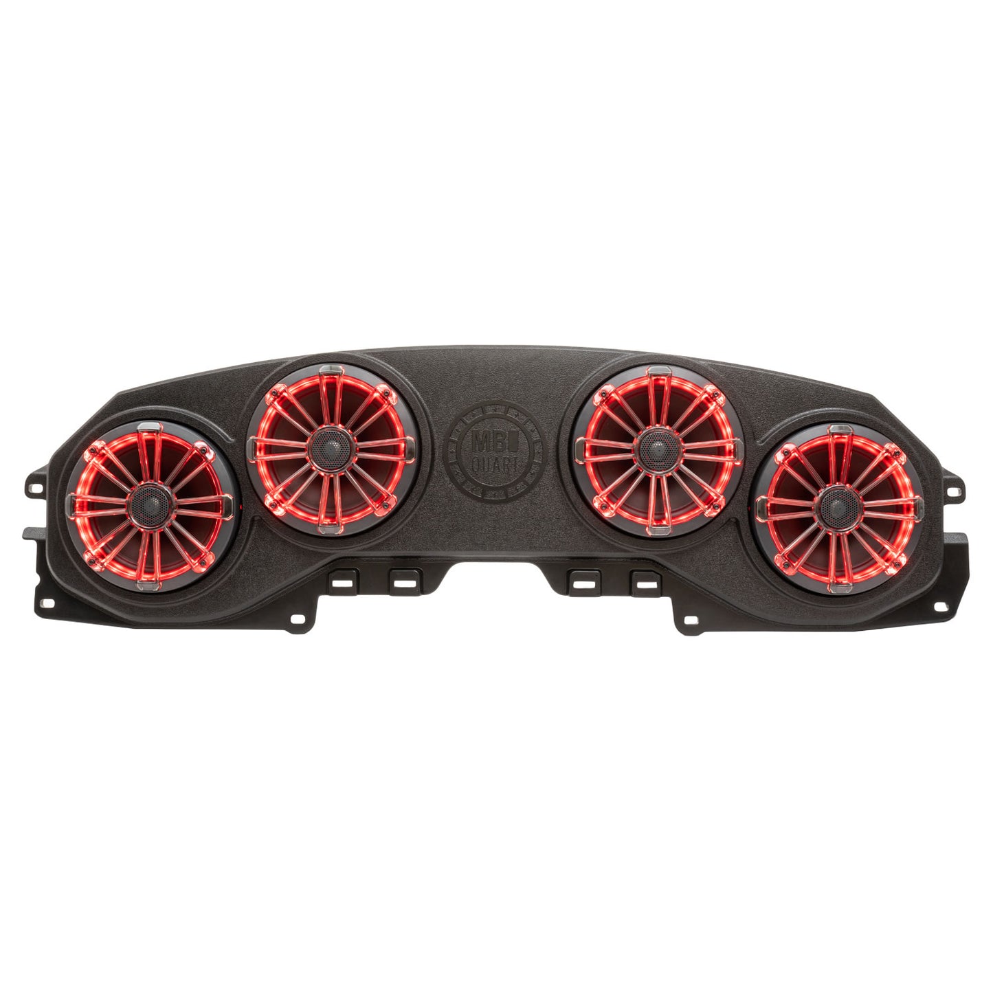 MBQJ-48CRGB Jeep® Wrangler (JL) / Gladiator (JT) Tuned Rear Soundbar with 8 Inch Coaxial Speakers, Enclosure, and RGB LED Lighting
