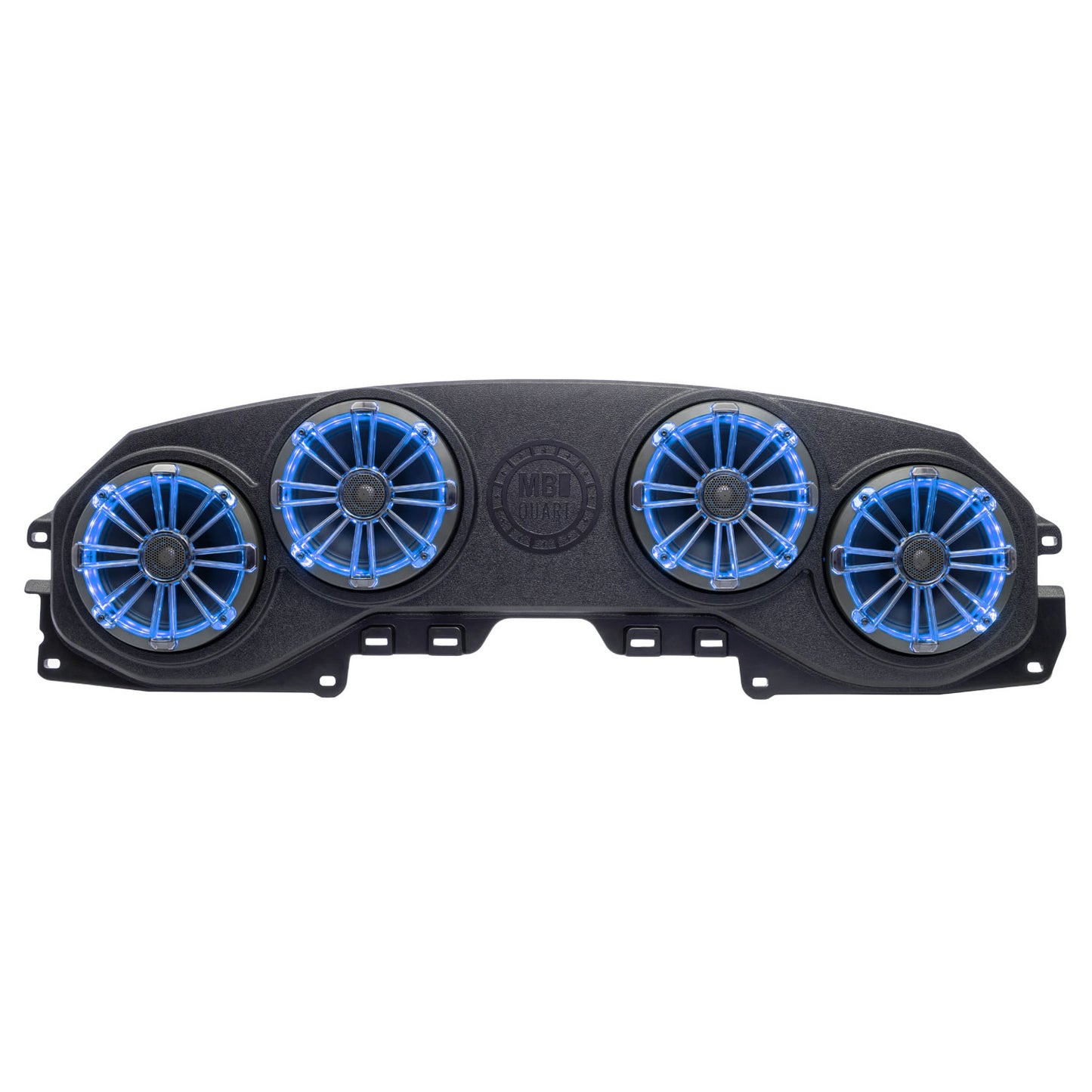 MBQJ-48CRGB Jeep® Wrangler (JL) / Gladiator (JT) Tuned Rear Soundbar with 8 Inch Coaxial Speakers, Enclosure, and RGB LED Lighting
