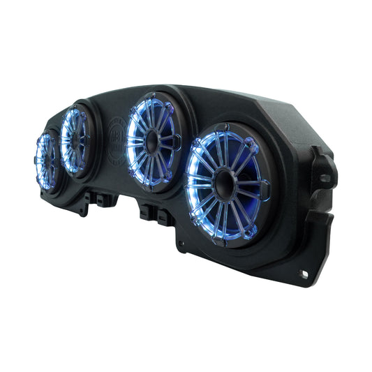 MBQJ-48HRGB Jeep® Wrangler (JL) / Gladiator (JT) Tuned Rear Soundbar with 8 Inch Compression Horn Speakers, Enclosure, and RGB LED Lighting – MOPAR Part #: 68727433AA
