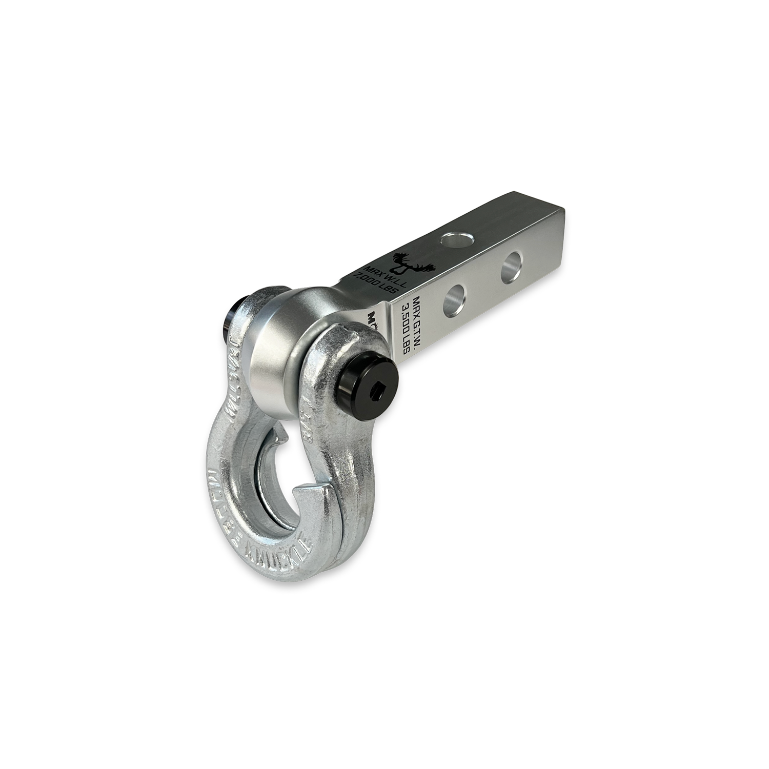 Jowl 5/8 Split Shackle & 1.25 Receiver (Atomic Silver and Nice Gal)