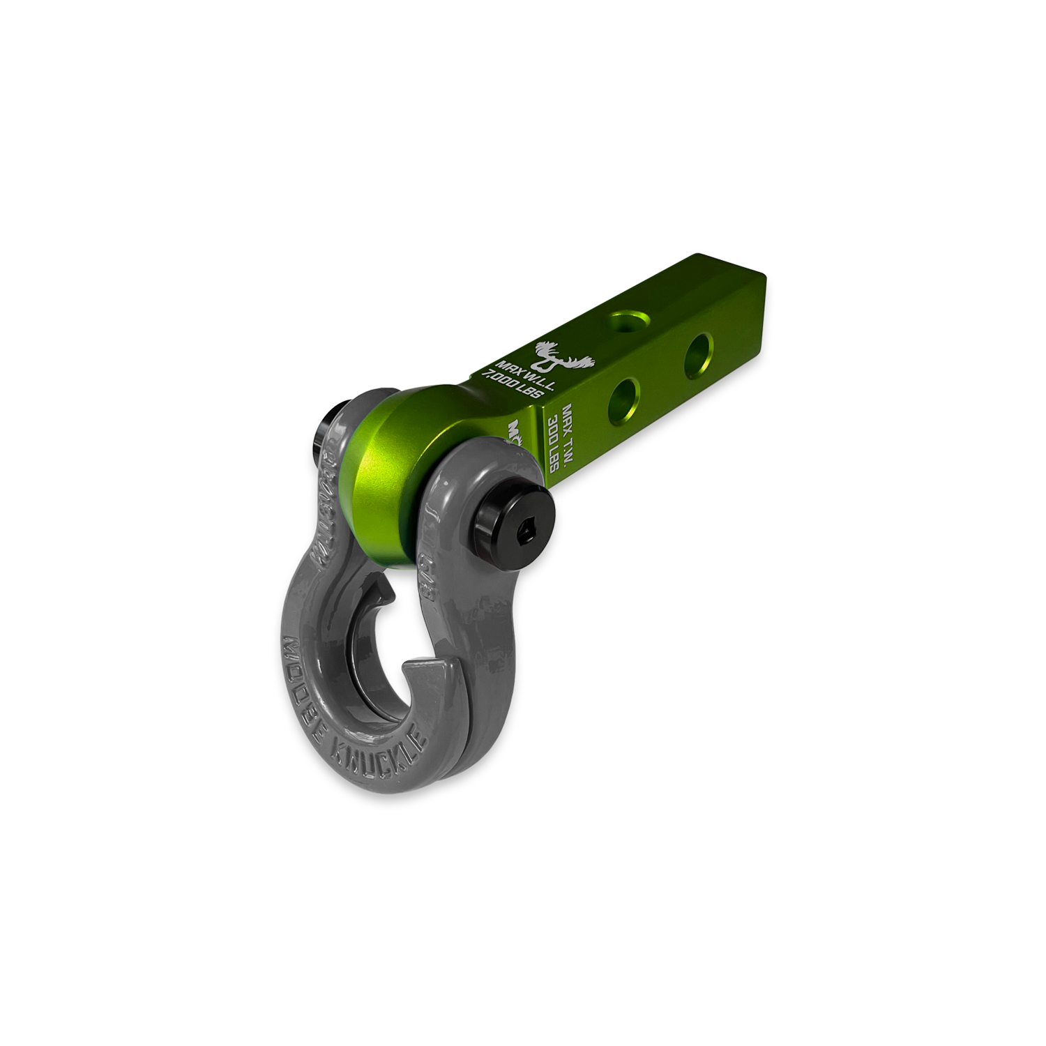 Jowl 5/8 Split Shackle & 1.25 Receiver (Bean Green and Gun Gray)