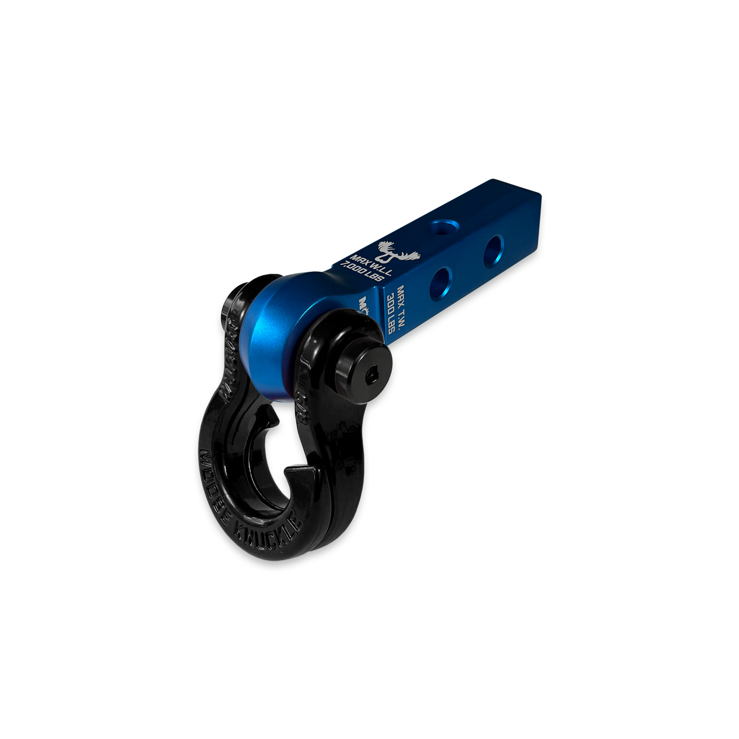 Jowl 5/8 Split Shackle & 1.25 Receiver (Blue Pill and Black Hole)