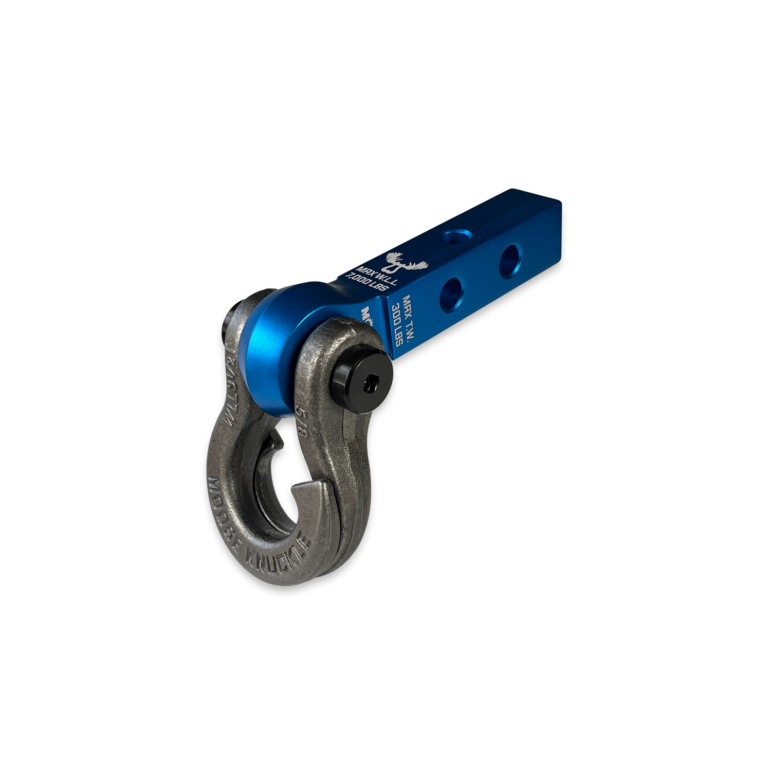 Jowl 5/8 Split Shackle & 1.25 Receiver (Blue Pill and Raw Dog)