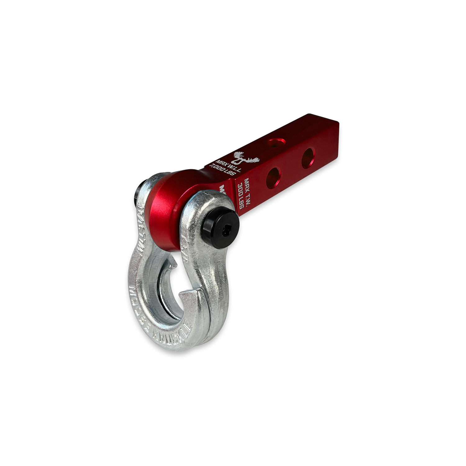 Jowl 5/8 Split Shackle & 1.25 Receiver (Red Rum and Nice Gal) Right