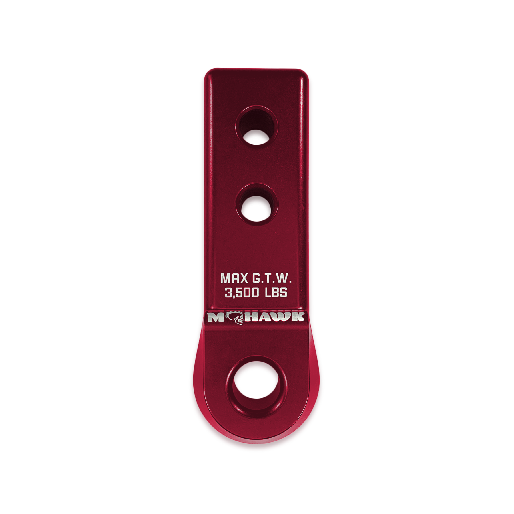 Red Rum Moose Knuckle Offroad Heavy Duty Off-Road Mohawk 2.0 Bow Shackle Receiver for Soft Shackles, 3/4" Shackles and Closed Loop Vehicle Recovery