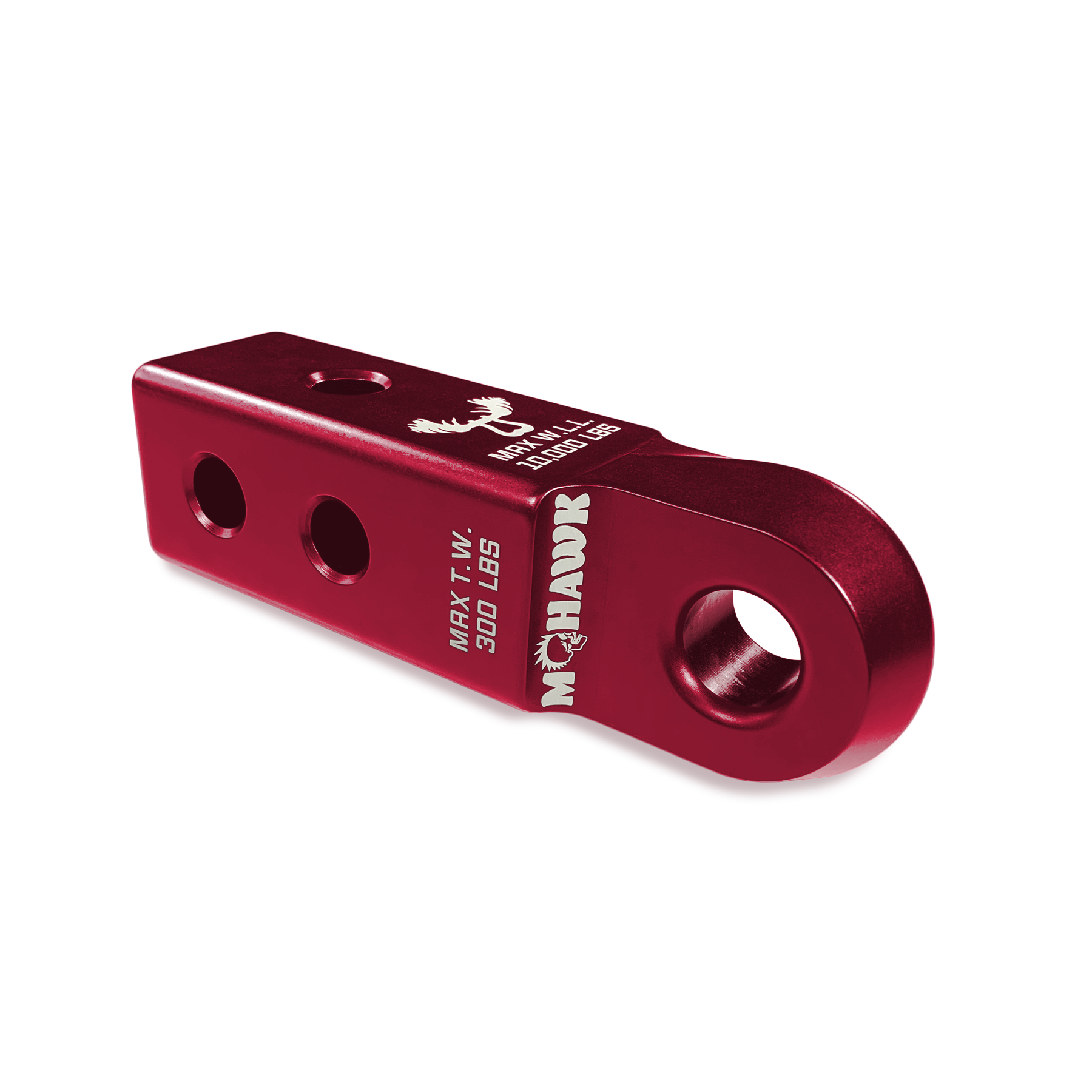 Red Rum Moose Knuckle Offroad Mohawk 2.0 Shackle Receiver for Soft Shackles and Closed Loop Vehicle Recovery Hitch