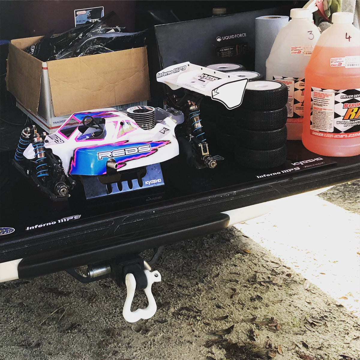 Toyota Tacoma Hitch Receiver Truck Nuts Bull Balls White Shackle