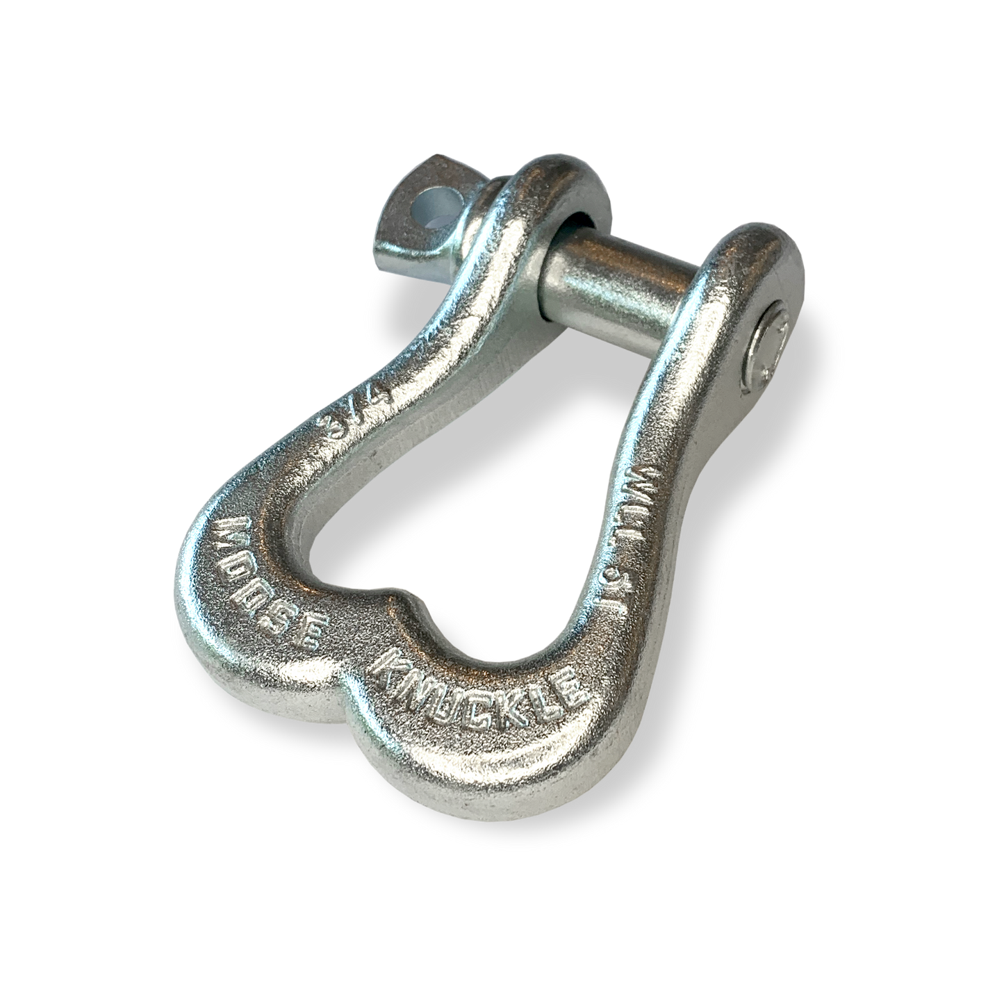 Moose Knuckle XL Nice Gal Galvanized Powder Coated Colored Shackle for Tow Straps, Off Roading and Truck Nuts Vehicle Recovery