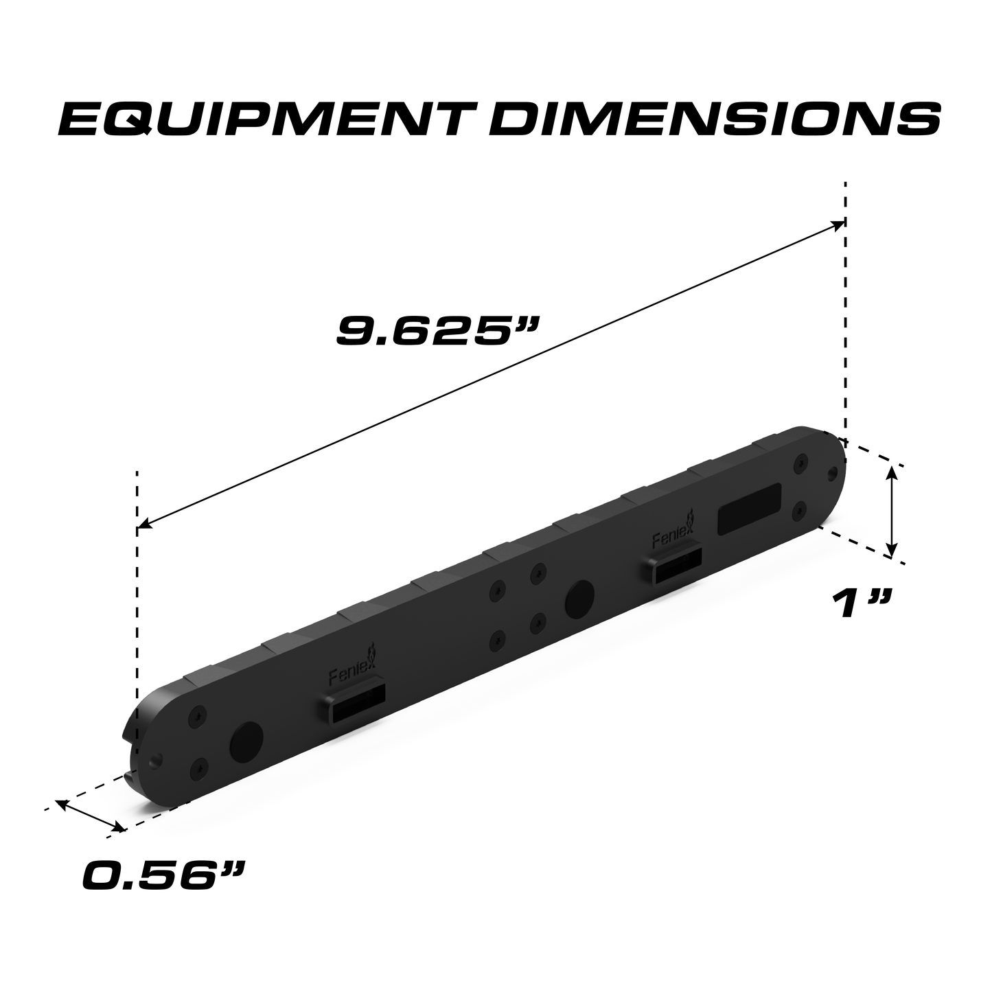 Feniex Q Series Flat Wide Surface Mount LED Grille Light