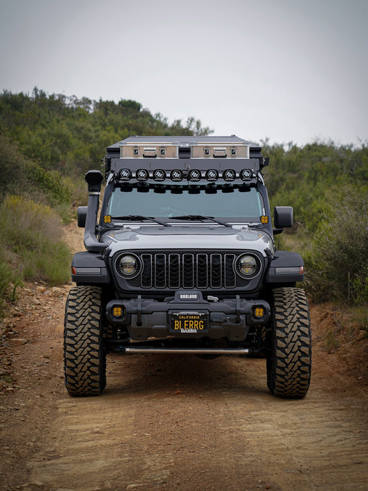 Matt Black - 2024 Jeep JL JT Upgraded Grille Paintable*